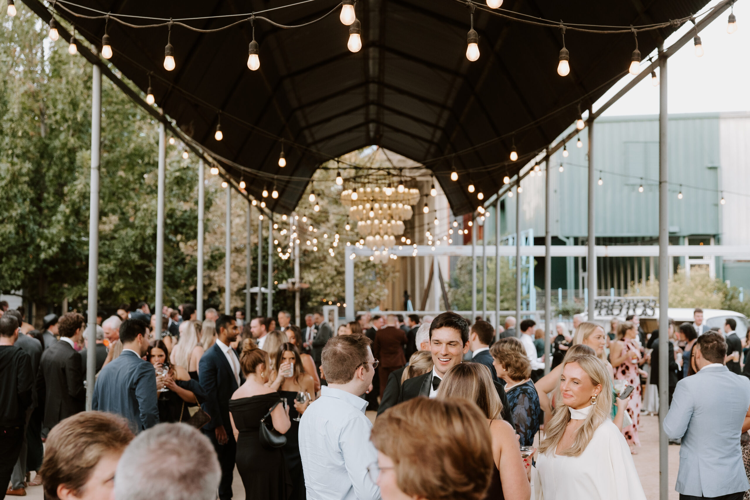 wedding reception at springdale station